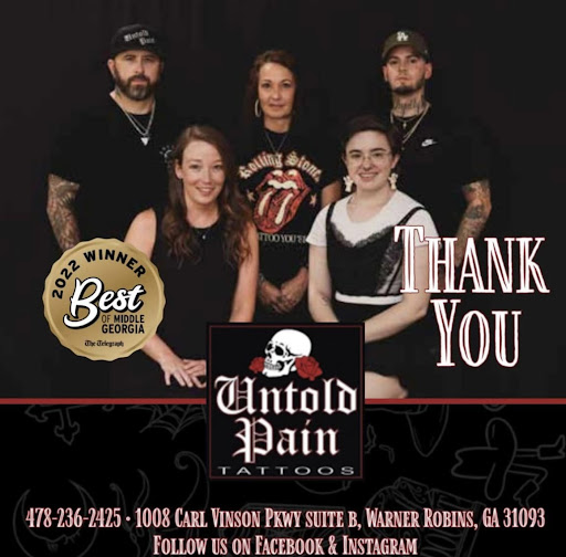 Explore belly tattoo ideas, creative tattoo ideas in Warner Robins, available at Untold Pain Tattoo Studio