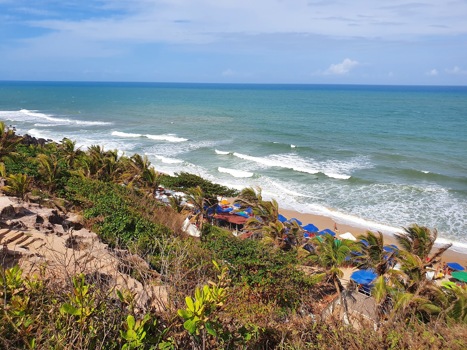 Fotografija Praia de Pipa z dolga ravna obala