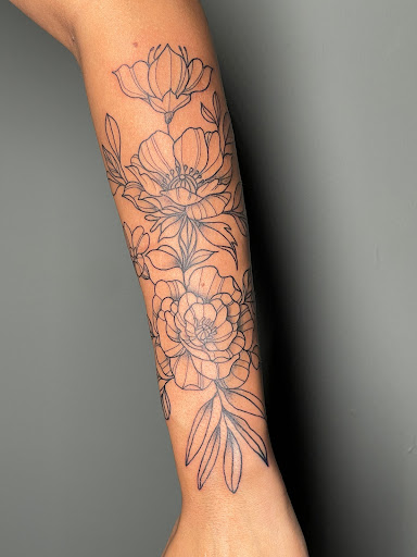 Explore v8 tattoo ideas, creative tattoo ideas in Washington, available at Trilogy Atelier - DC Tattoo Shop Piercing Studio