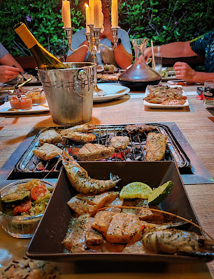 La table des salines à Le Gosier