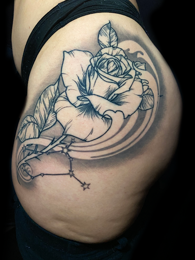 Explore martial arts tattoo ideas, creative tattoo ideas in Kissimmee, available at Ol Skool Tattoos Studio