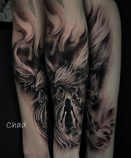 Explore athletic tattoo ideas, creative tattoo ideas in Sanford, available at Venom Ink Tattoo