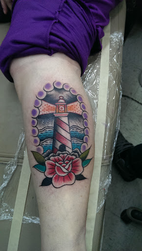 Explore fire and ice tattoo ideas, creative tattoo ideas in Paducah, available at Downtown Classic Tattoo