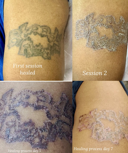 Explore black female tattoos ideas, creative tattoo ideas in Savannah, available at Haute Brows. Cosmetic Tattoo