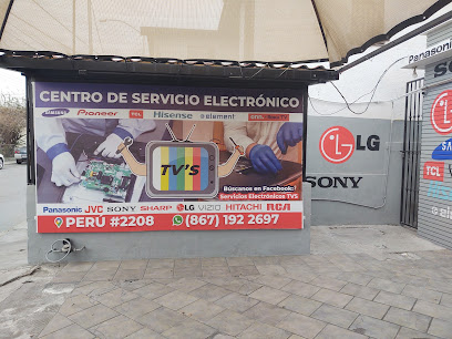 Centro de servicio electrónico tv's
