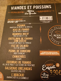 Restaurant brésilien Rodizio BBQ - Churrascaria à Strasbourg - menu / carte