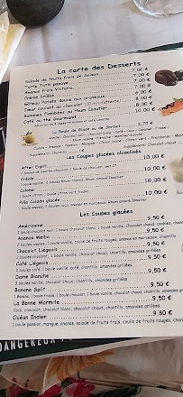 La Bonne Marmite à Saint-Paul menu