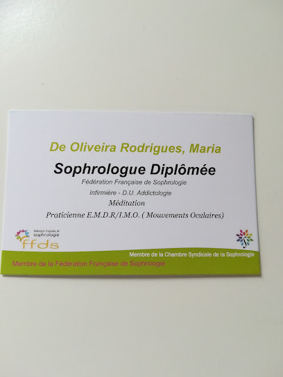 Sophrologie Narbonne -DE OLIVEIRA RODRIGUES, Maria