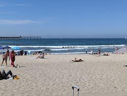 Photo de Ocean beach avec rivage droit, long