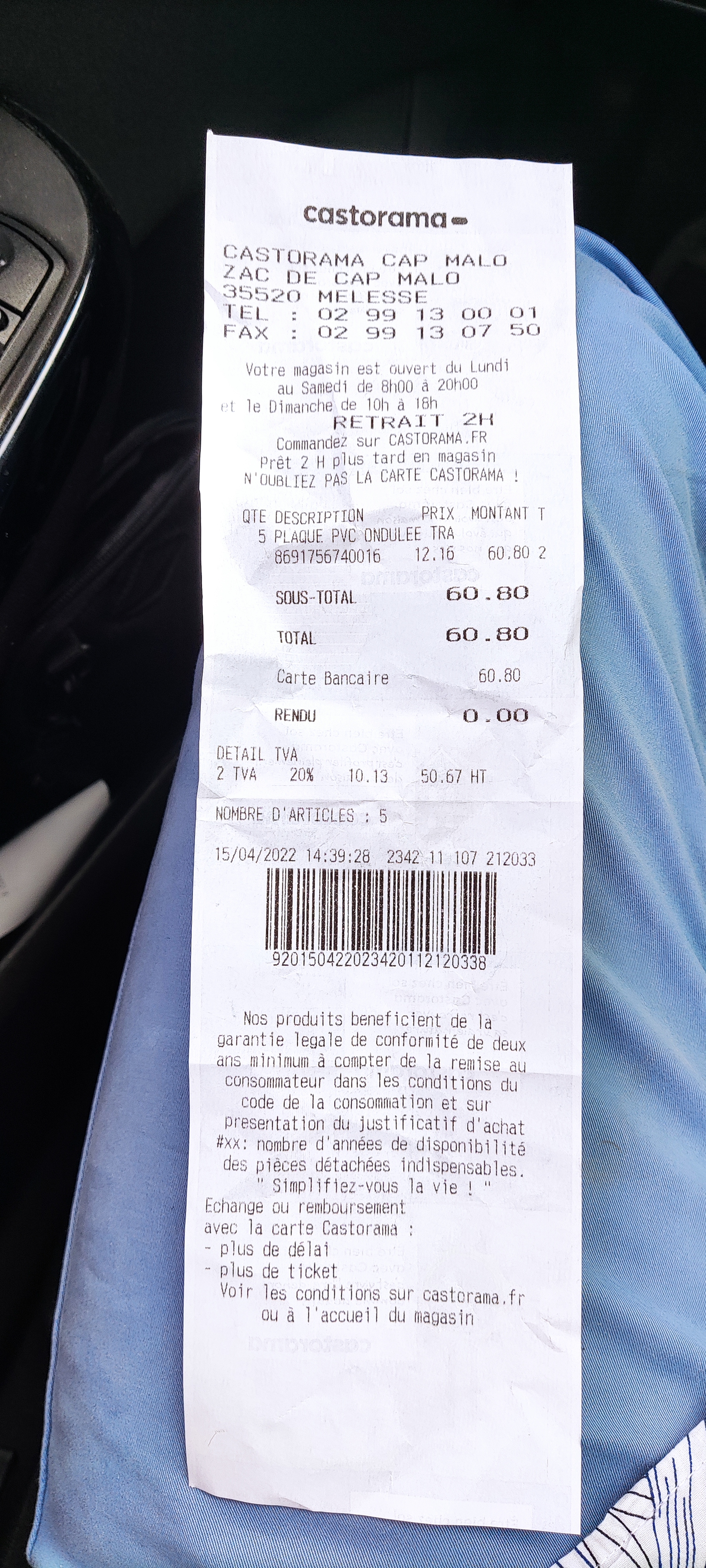 Photo n° 2 de l'avis de thierry. fait le 23/04/2022 à 18:57