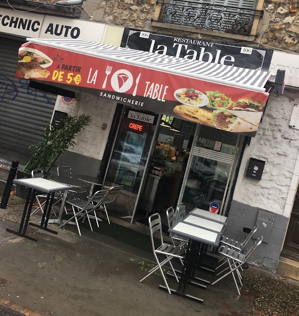 Restaurant La Table à Aubervilliers