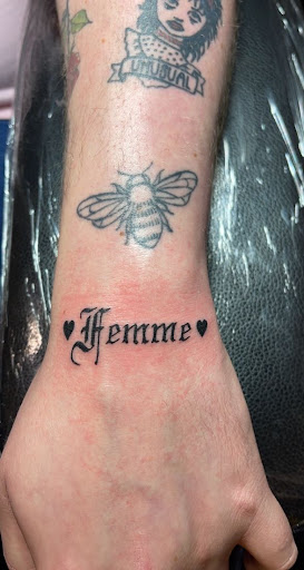 Explore his her matching tattoos ideas, creative tattoo ideas in Morrilton, available at Pink Flamingo Tattoo