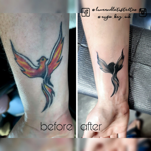 Explore taylor swift lyric tattoo ideas, creative tattoo ideas in Casper, available at Luna & Lotus Amethyst Ink Angie Kay