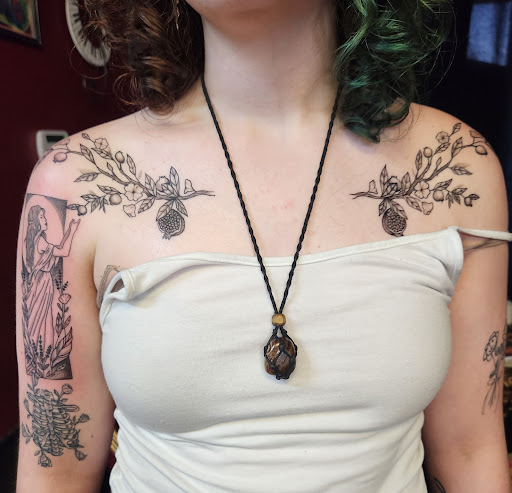 Explore mother and daughter matching tattoos ideas, creative tattoo ideas in Inverness, available at The Perfect Spot Tattoos