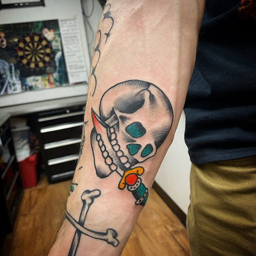 Explore grandparent tattoo tribute ideas, creative tattoo ideas in Denton, available at Black Anchor Tattoo