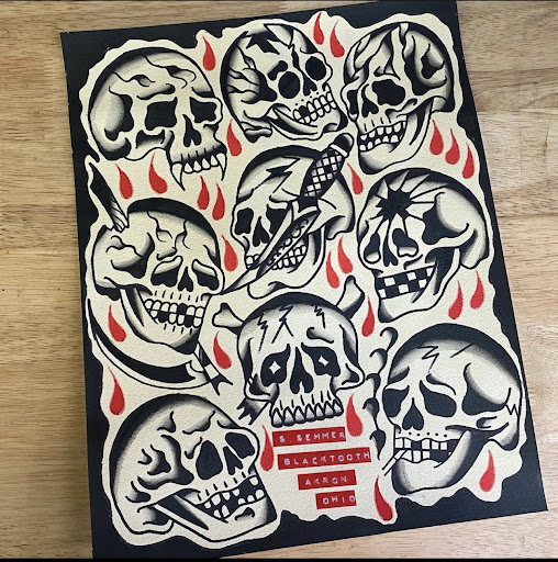 Explore dark cover up tattoo ideas, creative tattoo ideas in Johnson City, available at Gold Cross Tattoo Co.