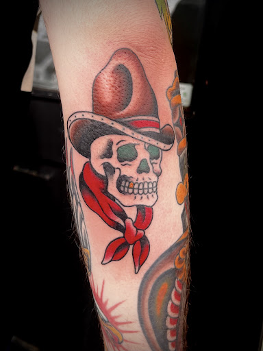 Explore trinity tattoo ideas, creative tattoo ideas in Chaffee, available at Old Gold Tattoo