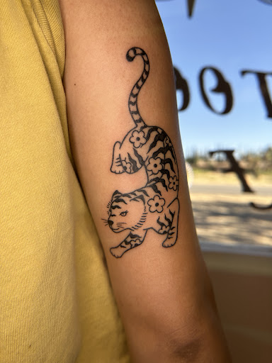Explore script tattoo ideas female, creative tattoo ideas in Yucca Valley, available at Love Always Tattoo