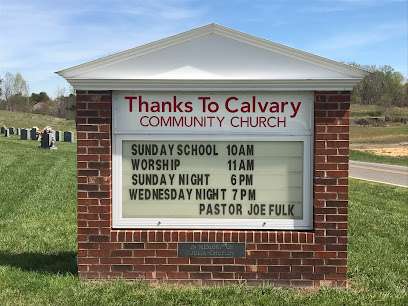 Thanks To Calvary Community Church