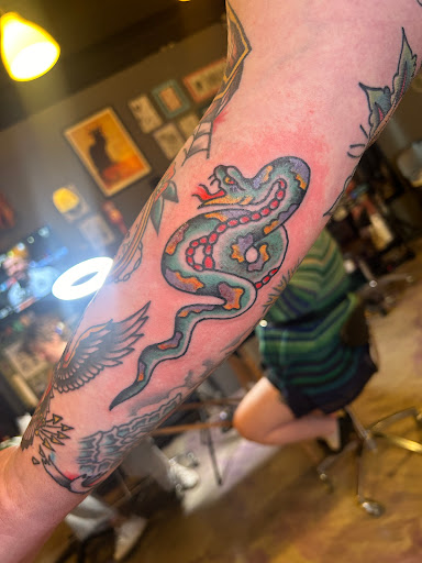 Explore honey badger tattoo ideas, creative tattoo ideas in Ypsilanti, available at Michigan Avenue Tattoo & Piercing