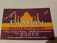 Photos du propriétaire du Restaurant indien Le Taj Mahal à Remiremont - n°4
