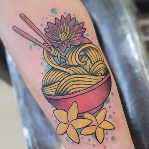 Explore full moon tattoo ideas, creative tattoo ideas in Ambler, available at Tattoo GalaxyAmbler Piercing & Custom Tattoos