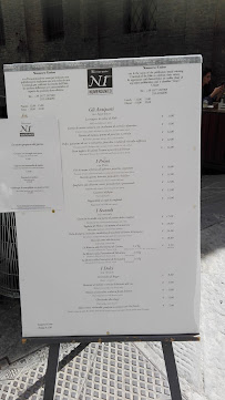 Menu du Ristorante Numero Unico à Siena
