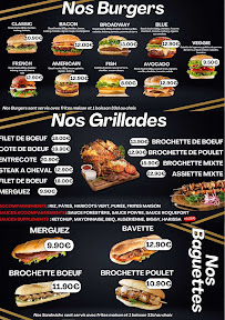 Menu / carte de O’broadway à Perpignan