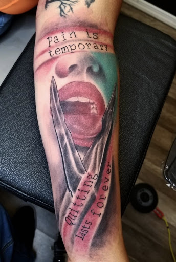 Explore scripture tattoos ideas, creative tattoo ideas in Newark, available at Bad Intentionz Tattoo & Piercings Studio