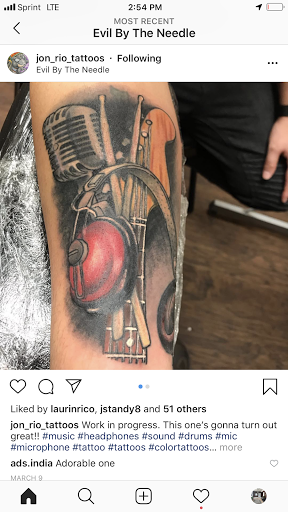 Explore regret tattoo ideas, creative tattoo ideas in Bloomington, available at Evil by the Needle Custom Tattoo and Piercing Studio