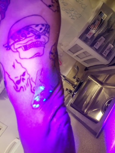 Explore simple sleeve tattoo ideas, creative tattoo ideas in Davis, available at SIX GUN SOUND TATTOO