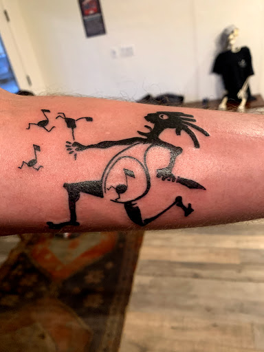 Explore thor's hammer tattoo ideas, creative tattoo ideas in Avon, available at Avanti Tattoo