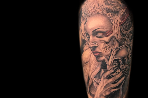 Explore ace of spade tattoo ideas, creative tattoo ideas in Davenport, available at Ynot Ink Studio