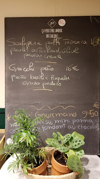 Fuxia à Paris menu