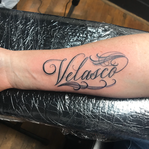 Explore elbow tattoo ideas for men, creative tattoo ideas in Silver City, available at Independent Ink Tattoo