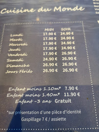 PACIFIC 91 à Fleury-Mérogis menu
