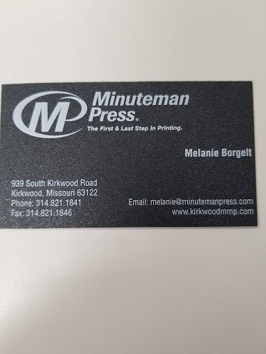 Blueprint Service «Minuteman Press - Kirkwood», reviews and photos, 939 S Kirkwood Rd, Kirkwood, MO 63122, USA