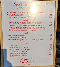 Menu du FORZA 4 à Sanremo