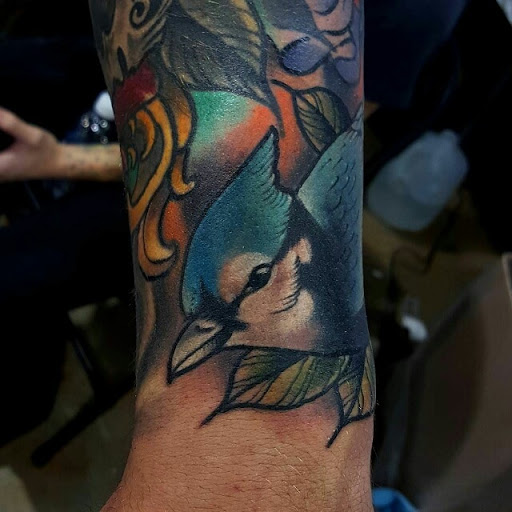 Explore birth and death date tattoo ideas, creative tattoo ideas in Snohomish, available at Unknown Tattoo Co.