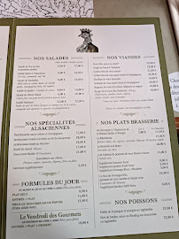 La Cour des Chasseurs à La Wantzenau menu