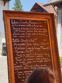 La p'tite clarine à Samoëns menu