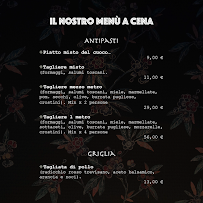 Menu / carte de Borgo Vivinaia à Montecarlo