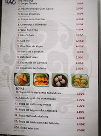 Carte du Cozinha Asiática à Santiago do Cacém