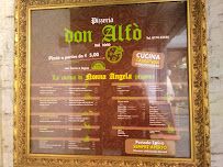 Menu du Pizzeria Don Alfò à Mondovì