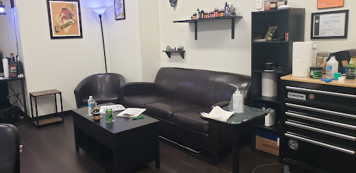 Explore star wrist tattoo ideas, creative tattoo ideas in Orange, available at Three Diamonds Tattoo