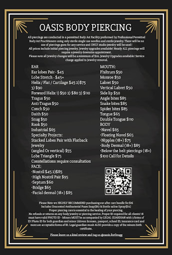 Explore hood neck tattoo ideas, creative tattoo ideas in Fort Bragg, available at Oasis