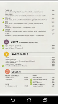 Restaurant hoop bagel & salad centro à Naples (le menu)