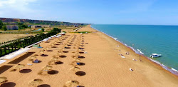Sanatoriya Parus Beach'in fotoğrafı geniş bir kıyı şeridi ile birlikte