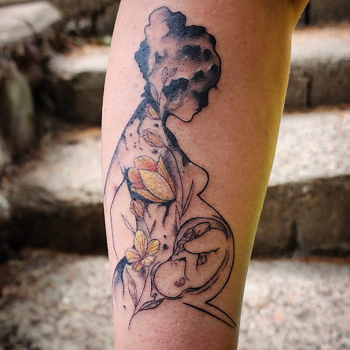 Explore christian tattoo ideas for men, creative tattoo ideas in Minocqua, available at Whisky Rose Tattoo Parlor