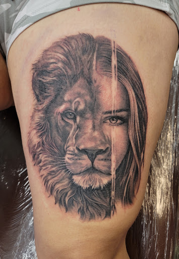 Explore punisher tattoo ideas, creative tattoo ideas in Worcester, available at The Hidden Gem Private Tattoo Studio